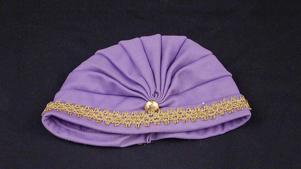women's hat, purple