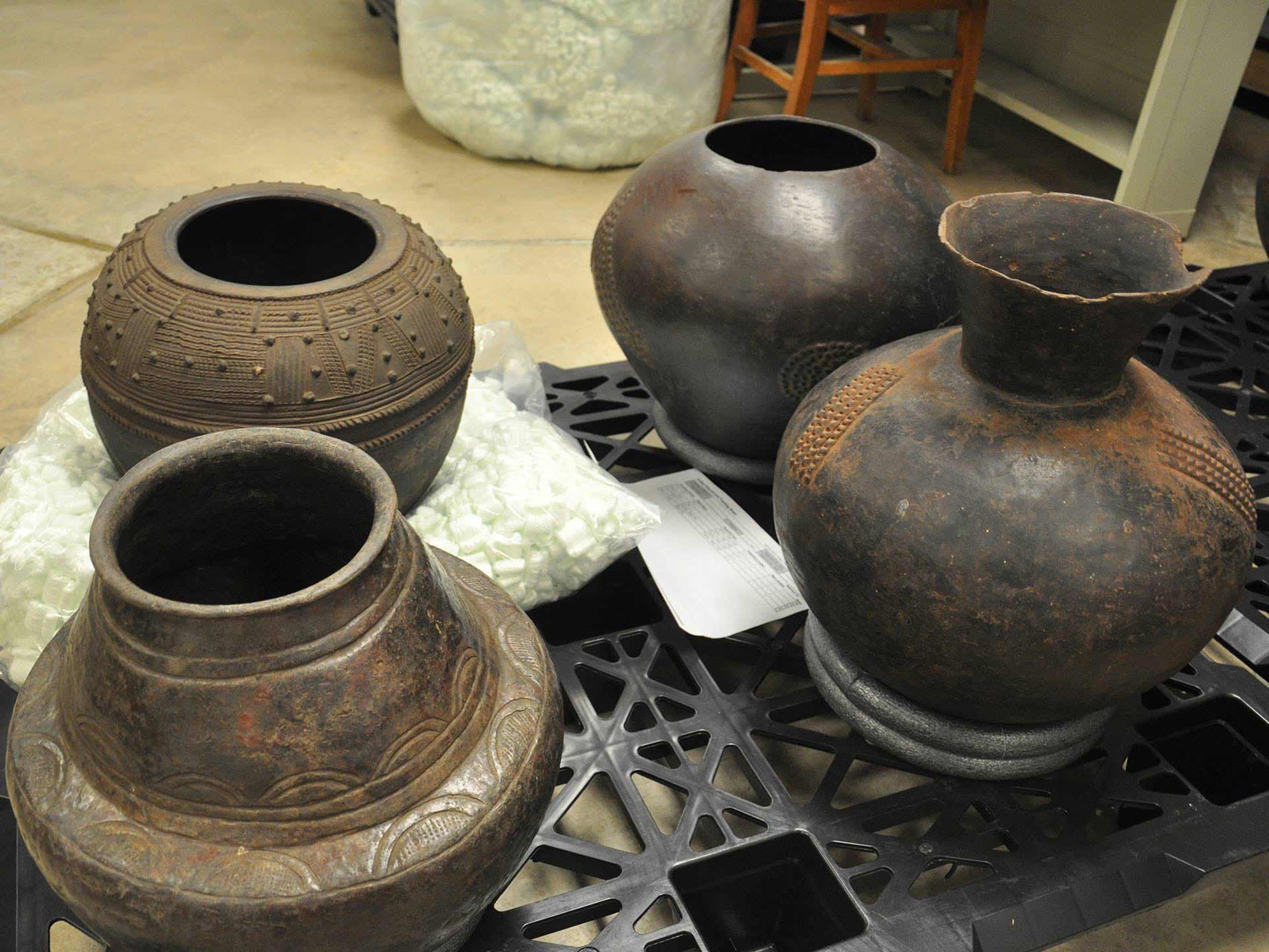large ceramic pots