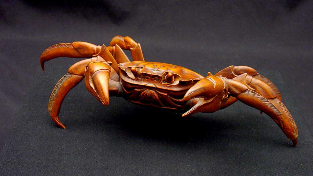 wooden crab