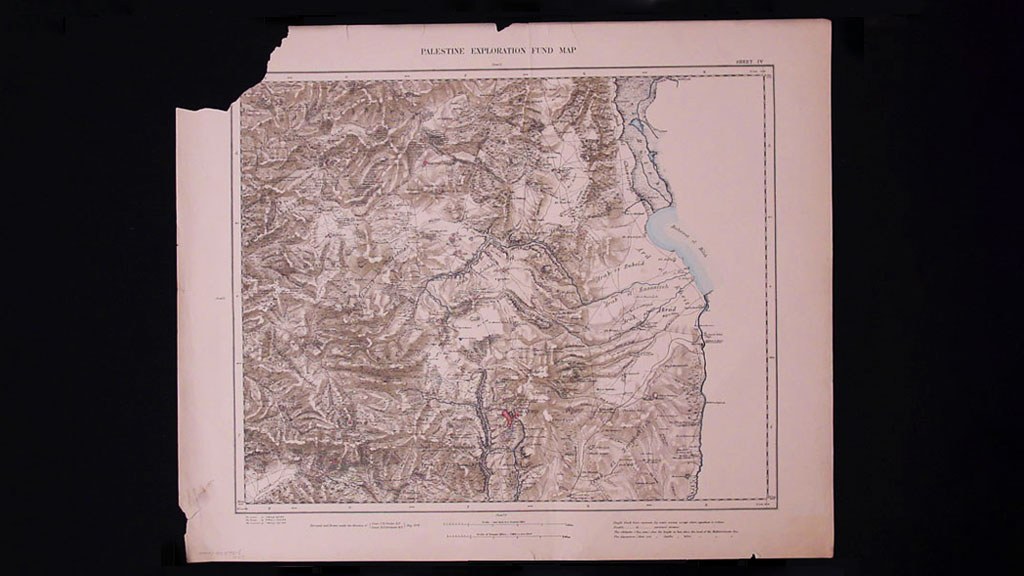 Palestine Exploration Fund Map - Sheet IV