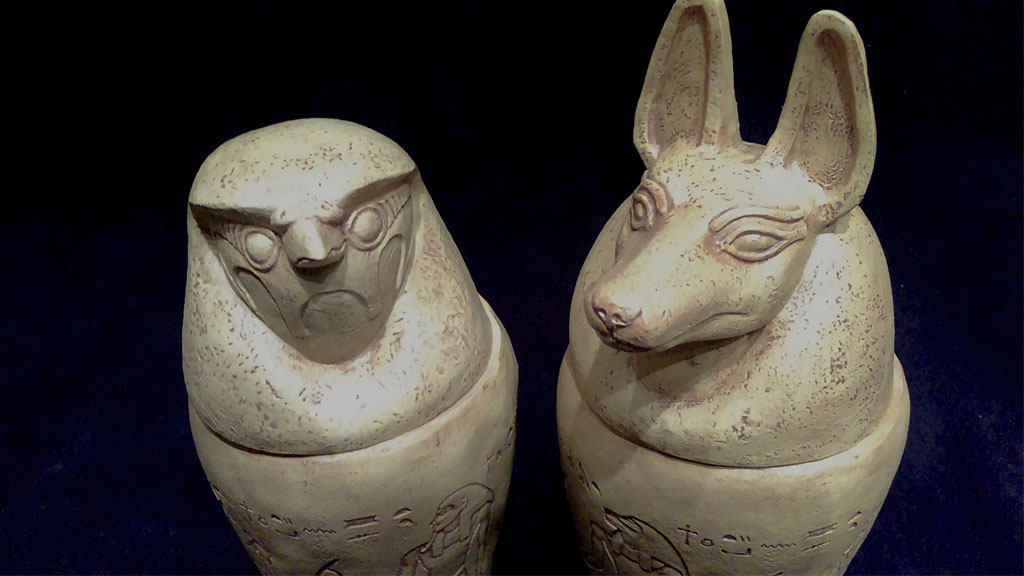 two coponic jars