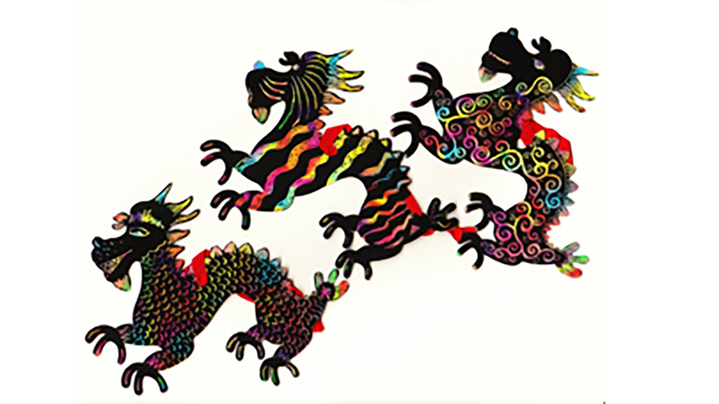 Scratch magic dragon