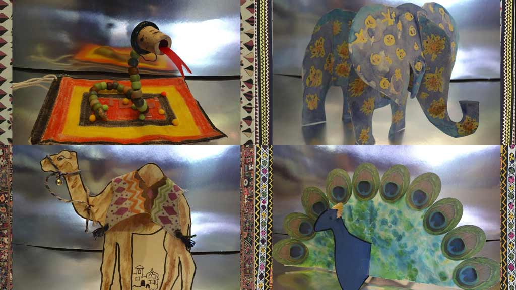 image of crafted paper animals