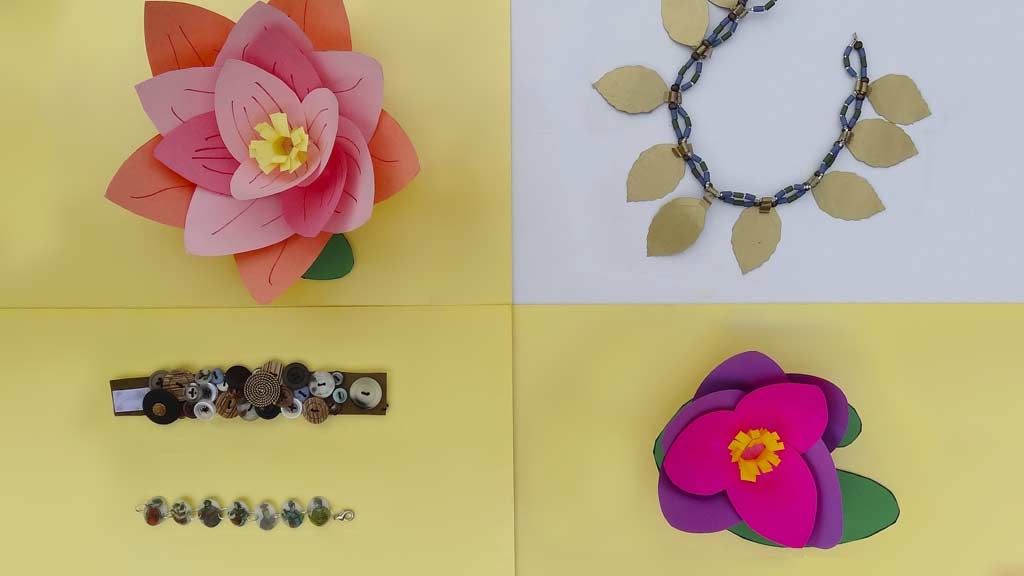 image of crafted paper flowers