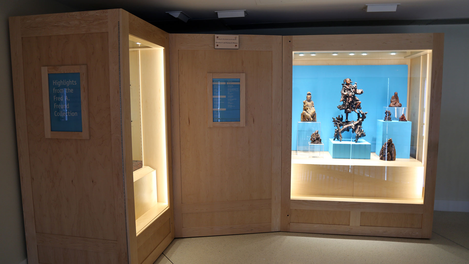 overview of Highlights from the Fred A. Freund Collection exhibit