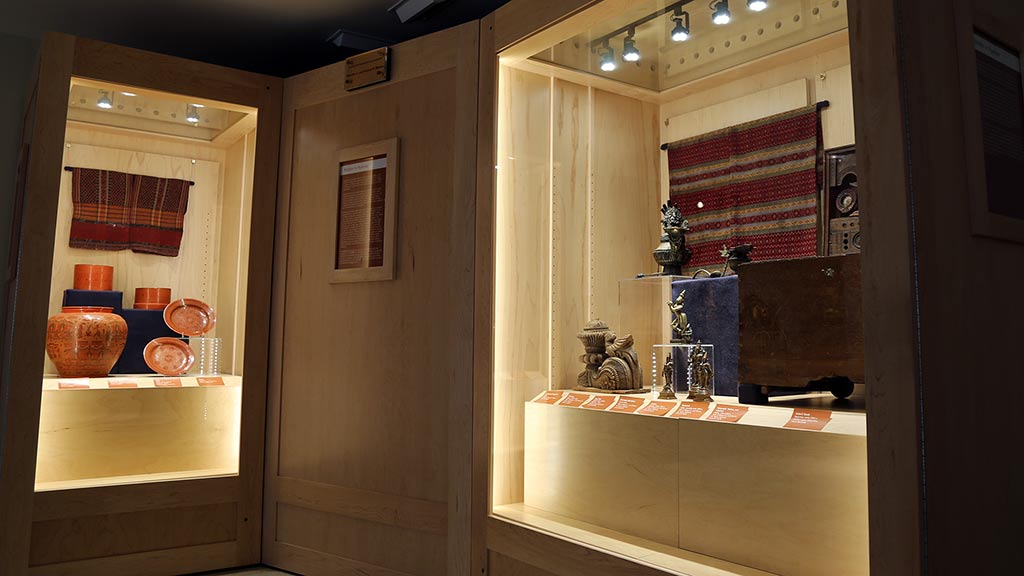 overview of Daily Life, Religion, and Theater in Myanmar exhibit