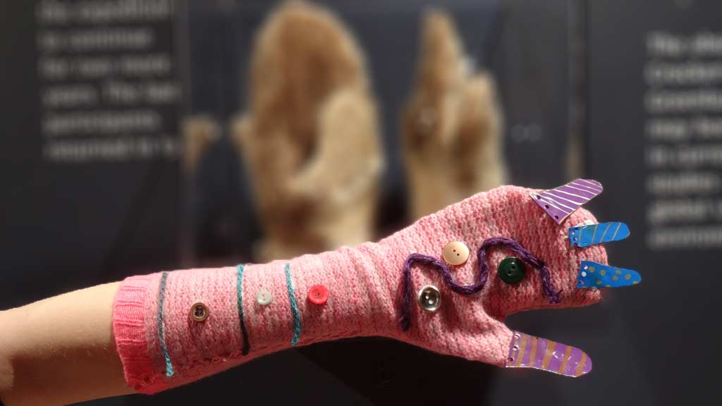 picture of handmade gloves