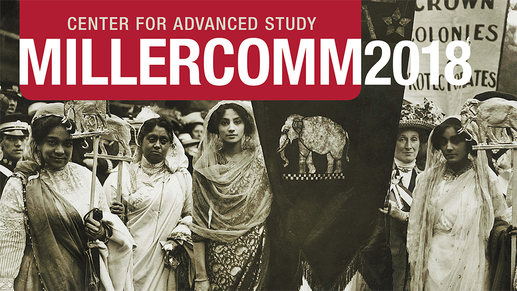 CAS title, black and white historical photo of women in India