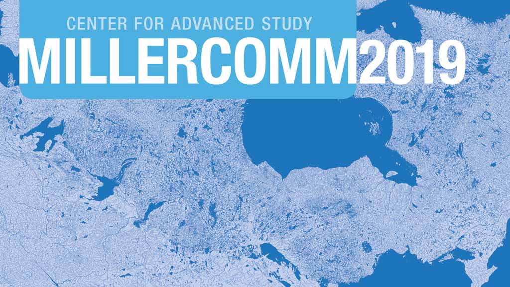 An top-down aerial view of the land-lake interface of the Great Lakes Basin