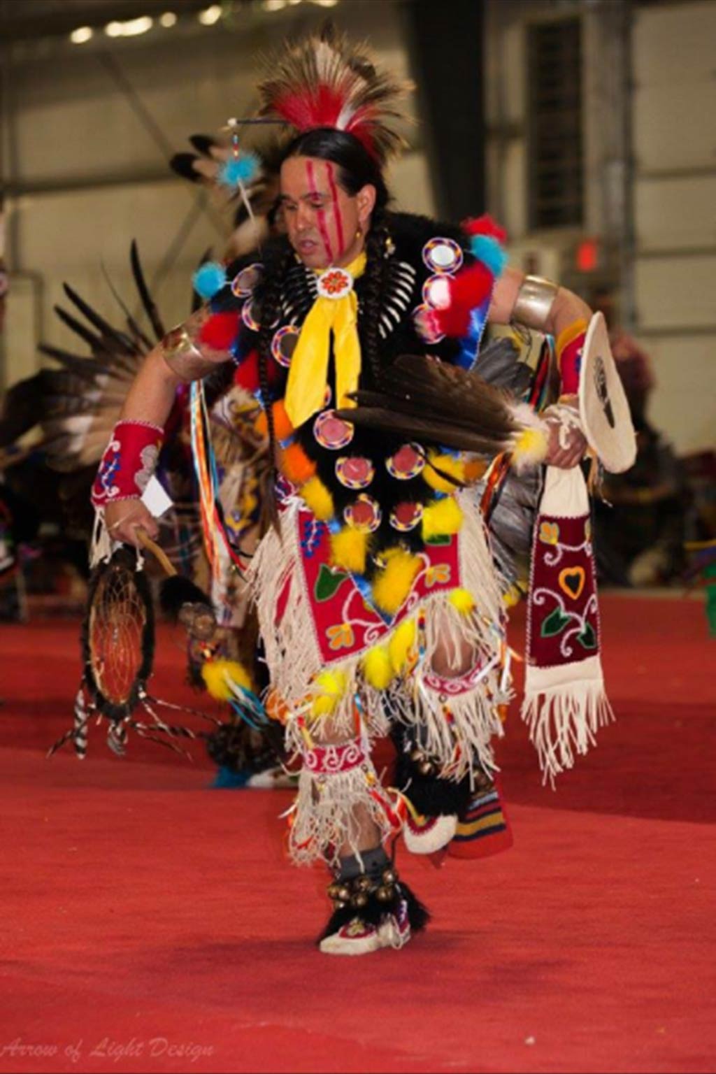 Mike Demain dancing in full outfit