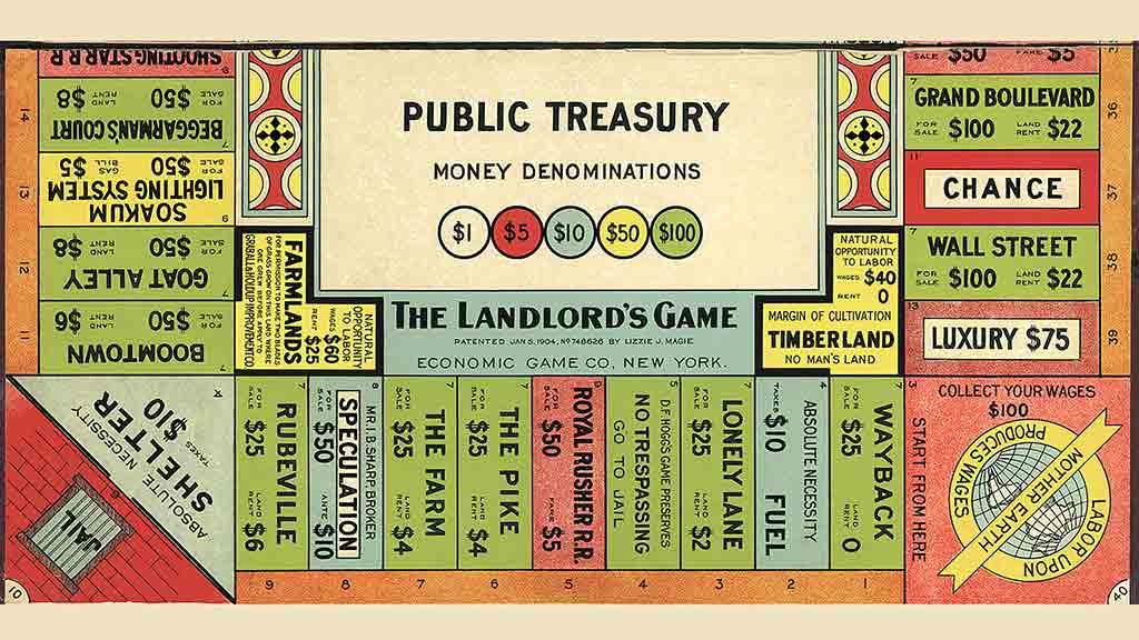 Game board from The Landlord