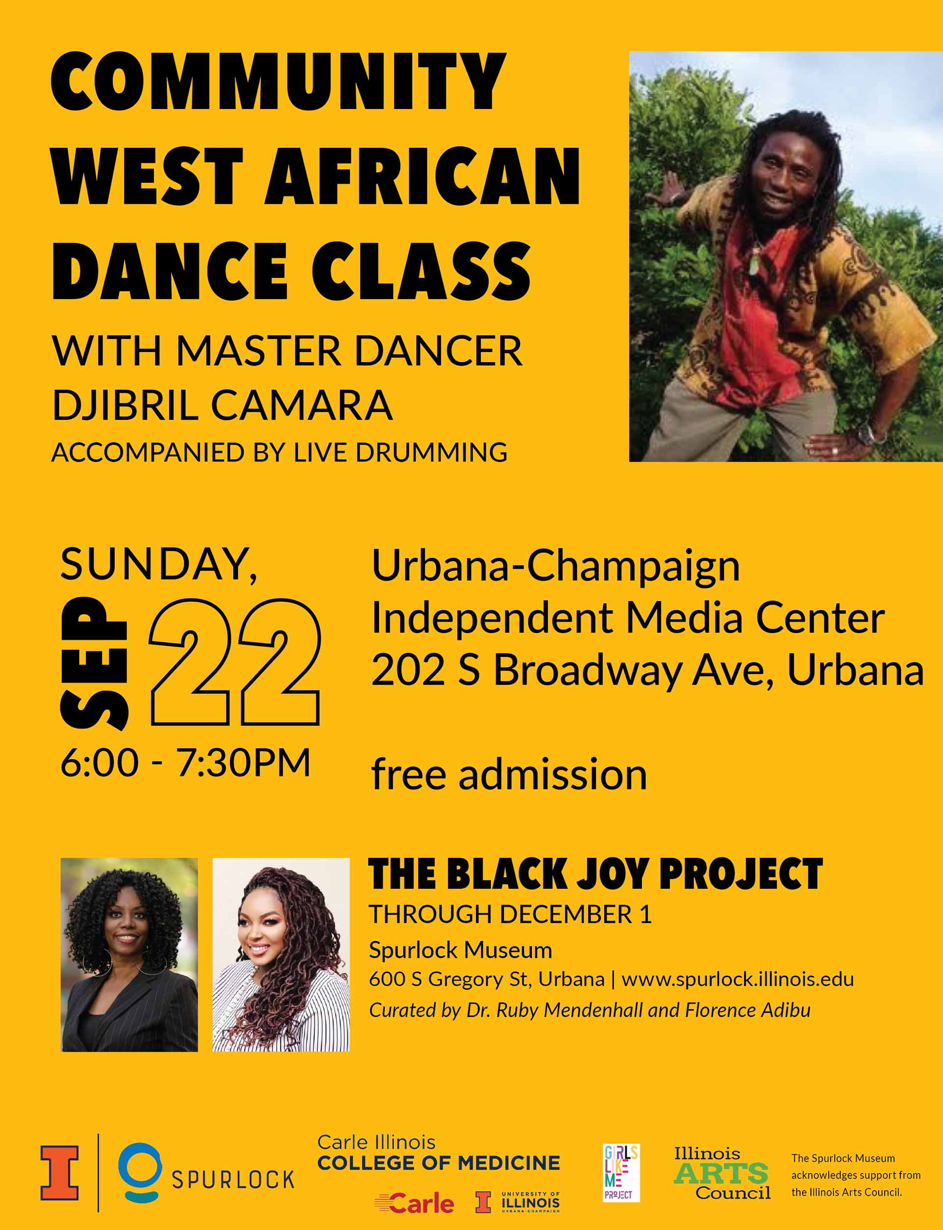 Flyer for this event with information found in event post.
