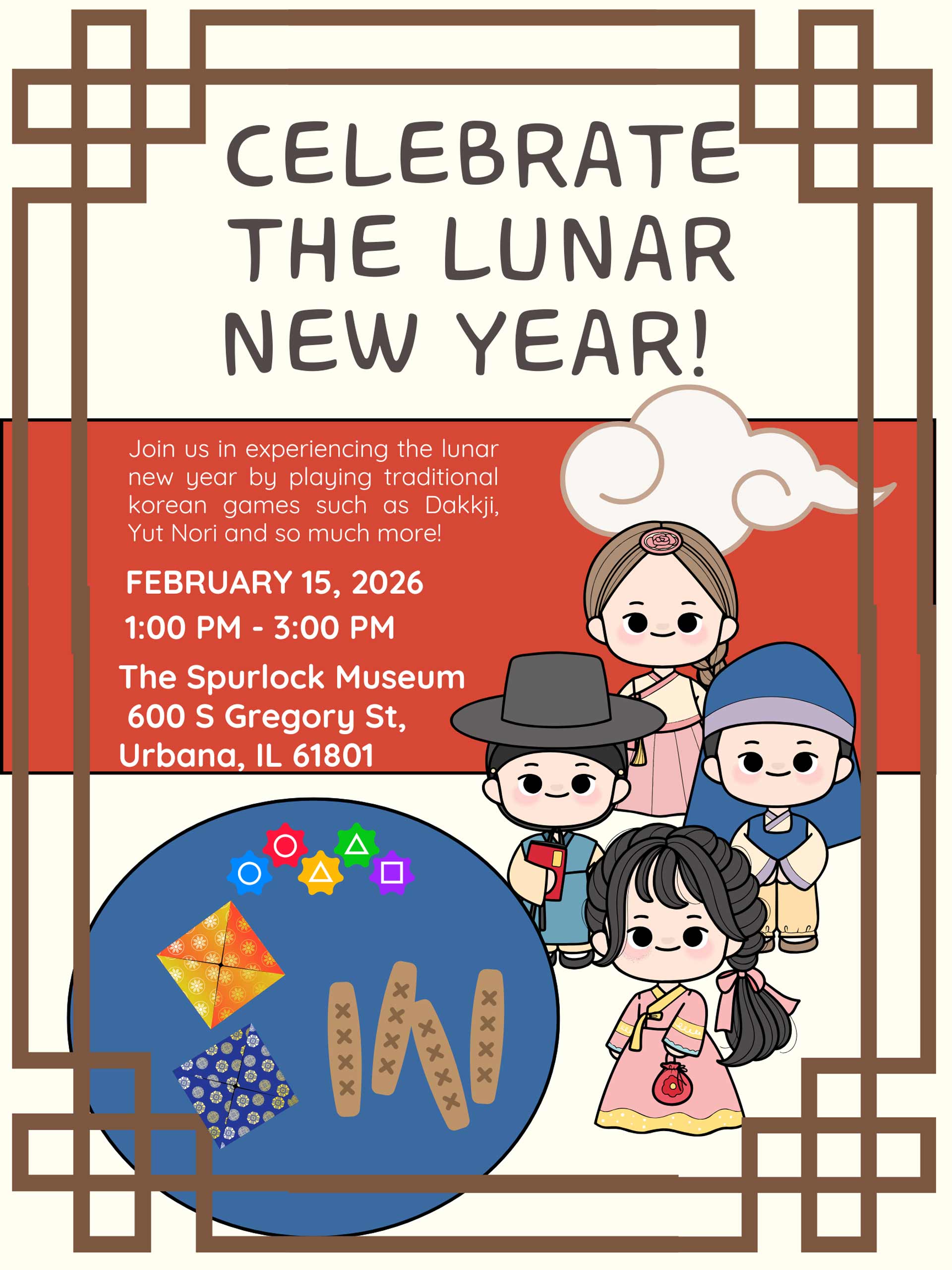 Event flyer with information found in event post