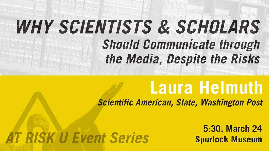 White and yellow graphic with the title of the event in bold black text