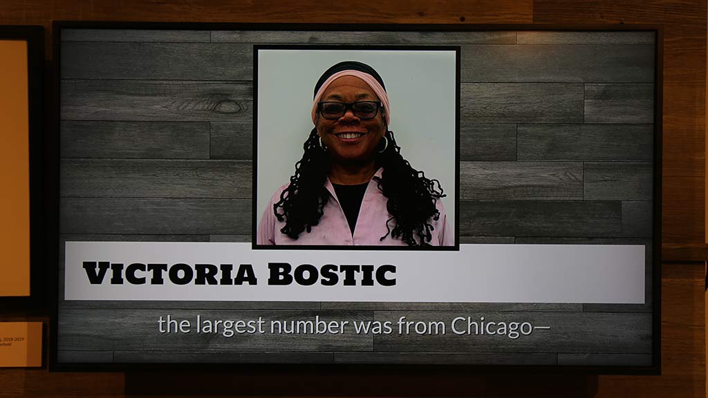 tv showing Victoria Bostic