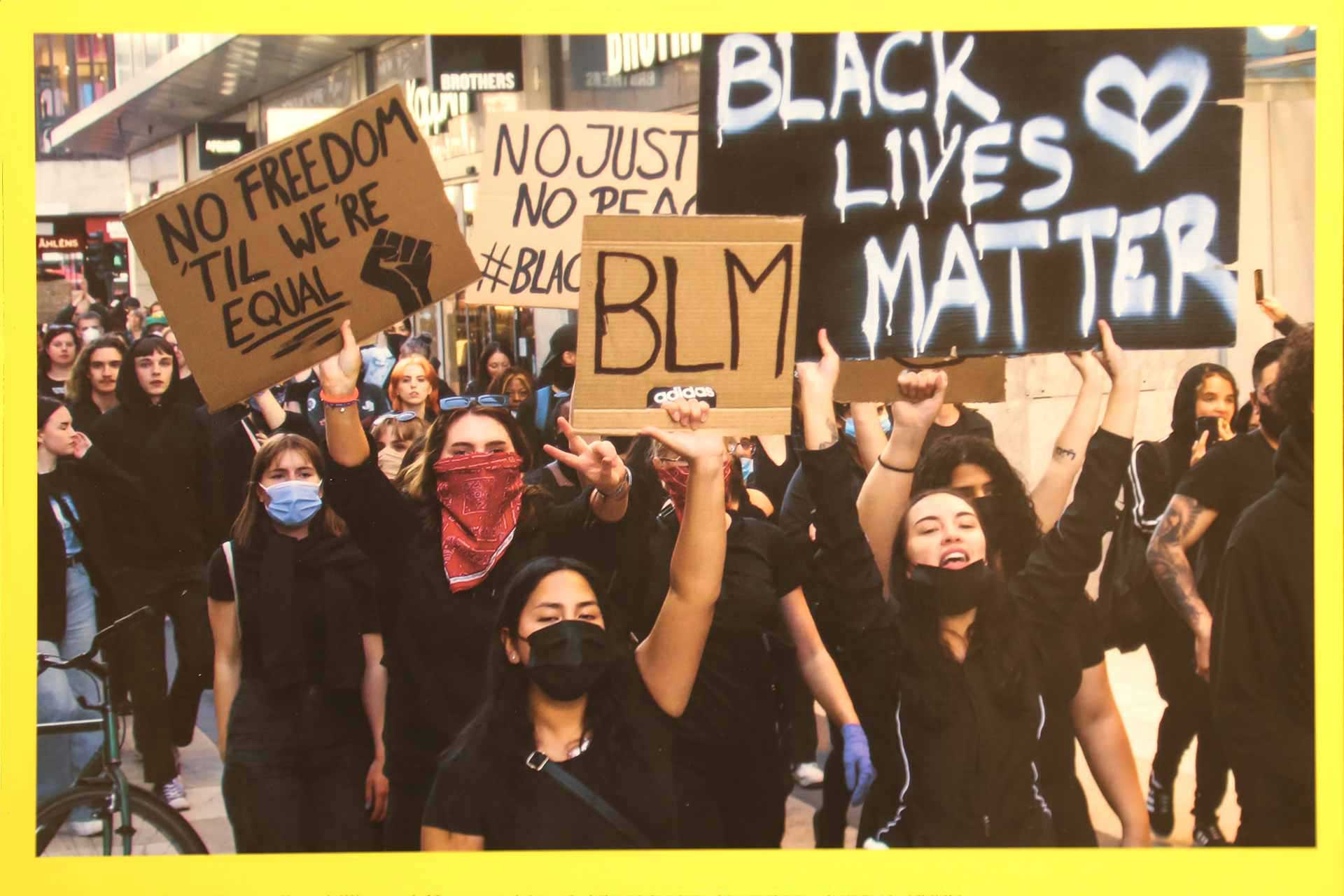 Photo from a BLM protest