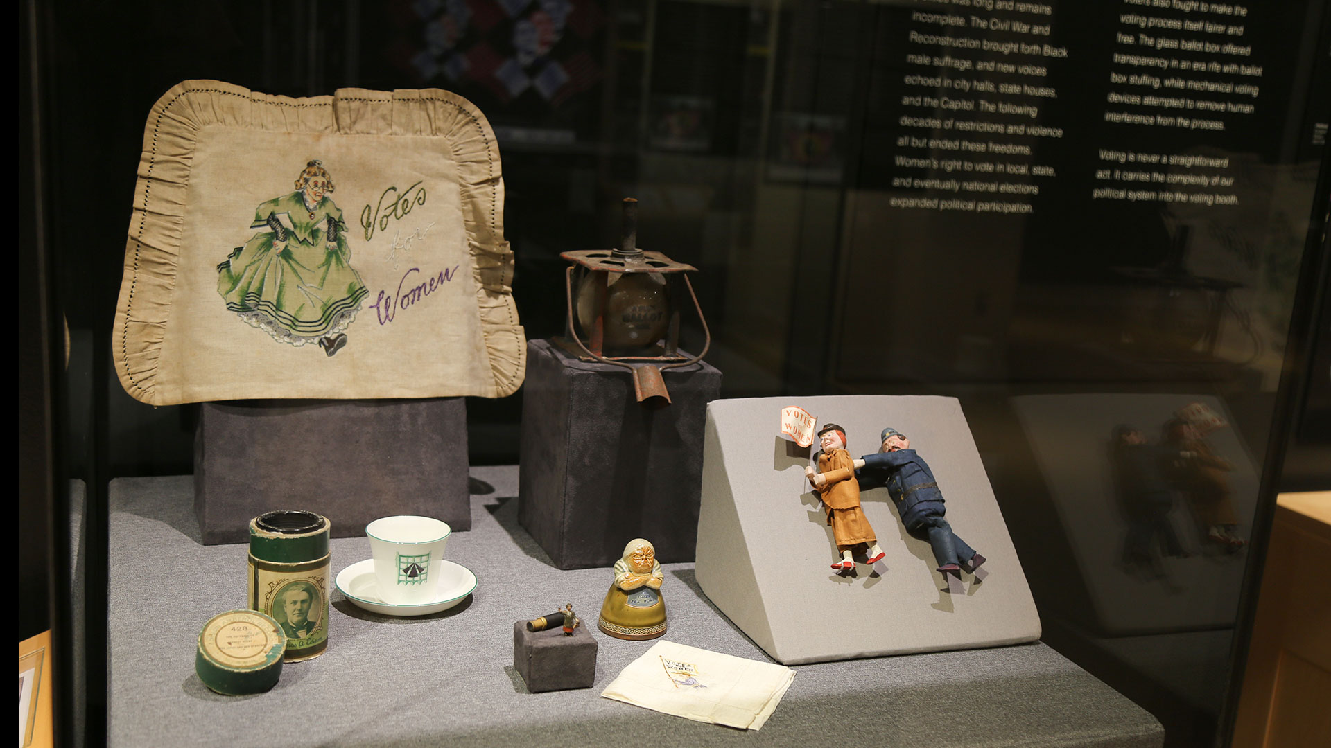 case of women's items including a purse 