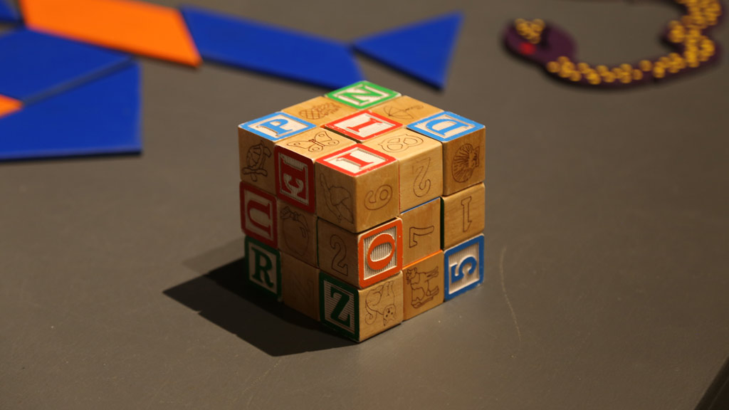 letterblock soma cube in solved arrangement