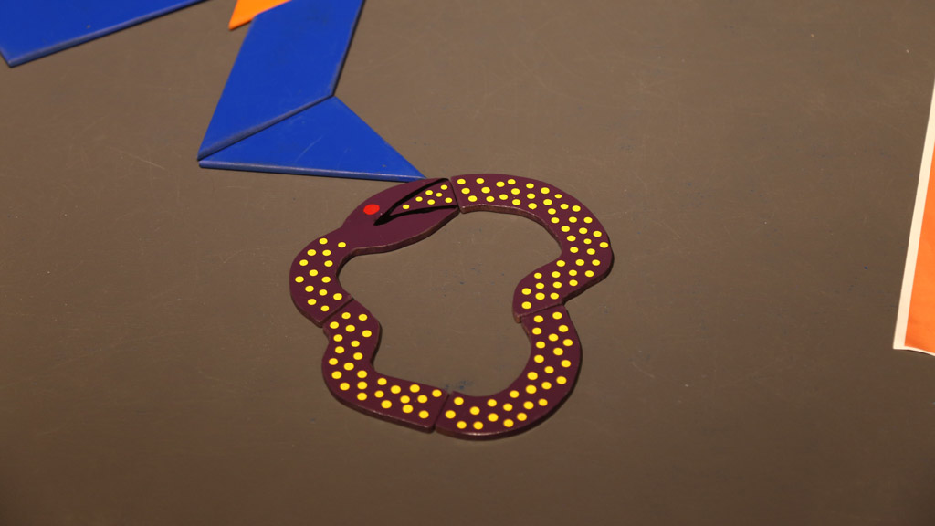 solved hoop snake puzzle