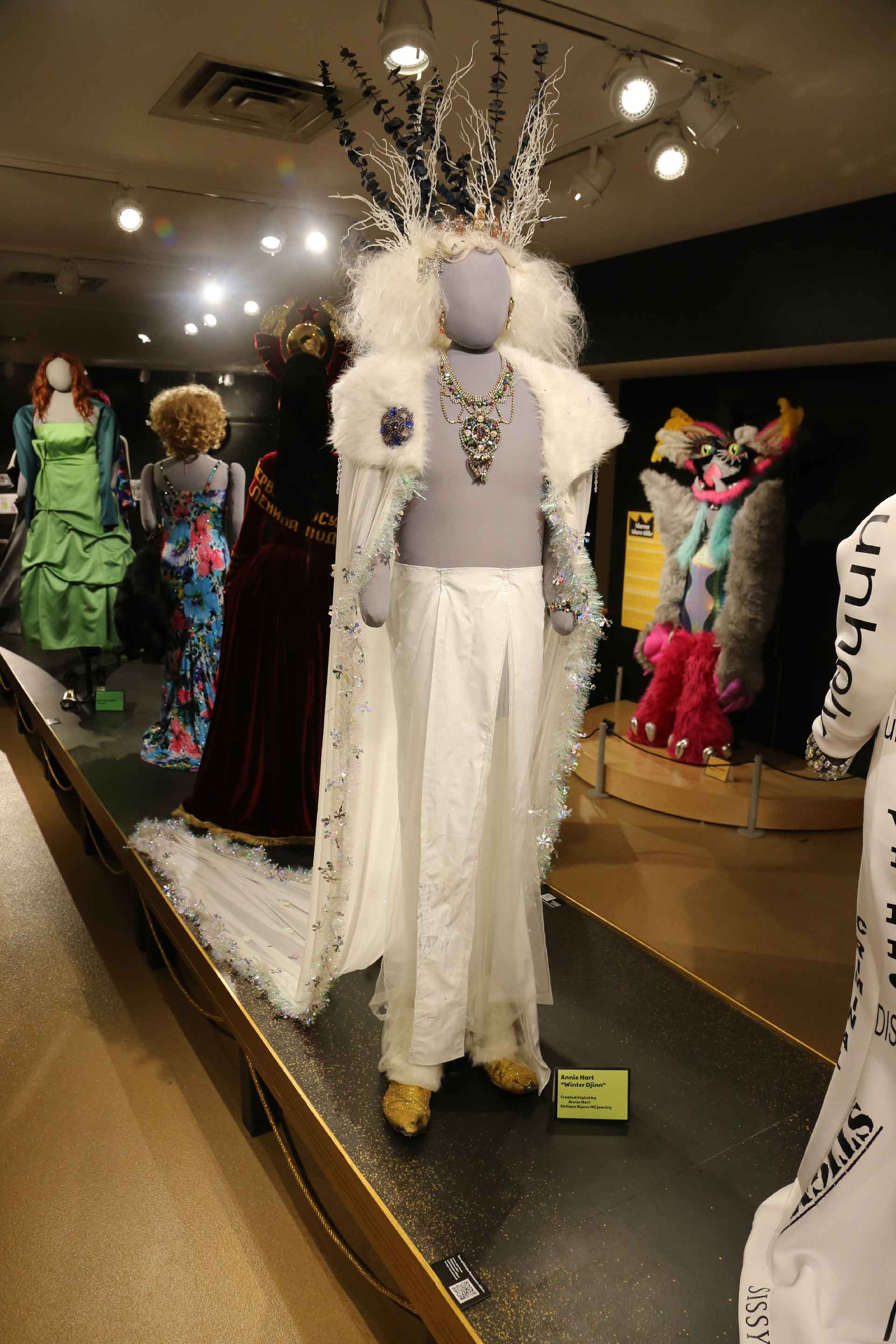 winter themed drag queen costume