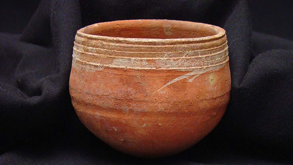 reddish-brown bowl