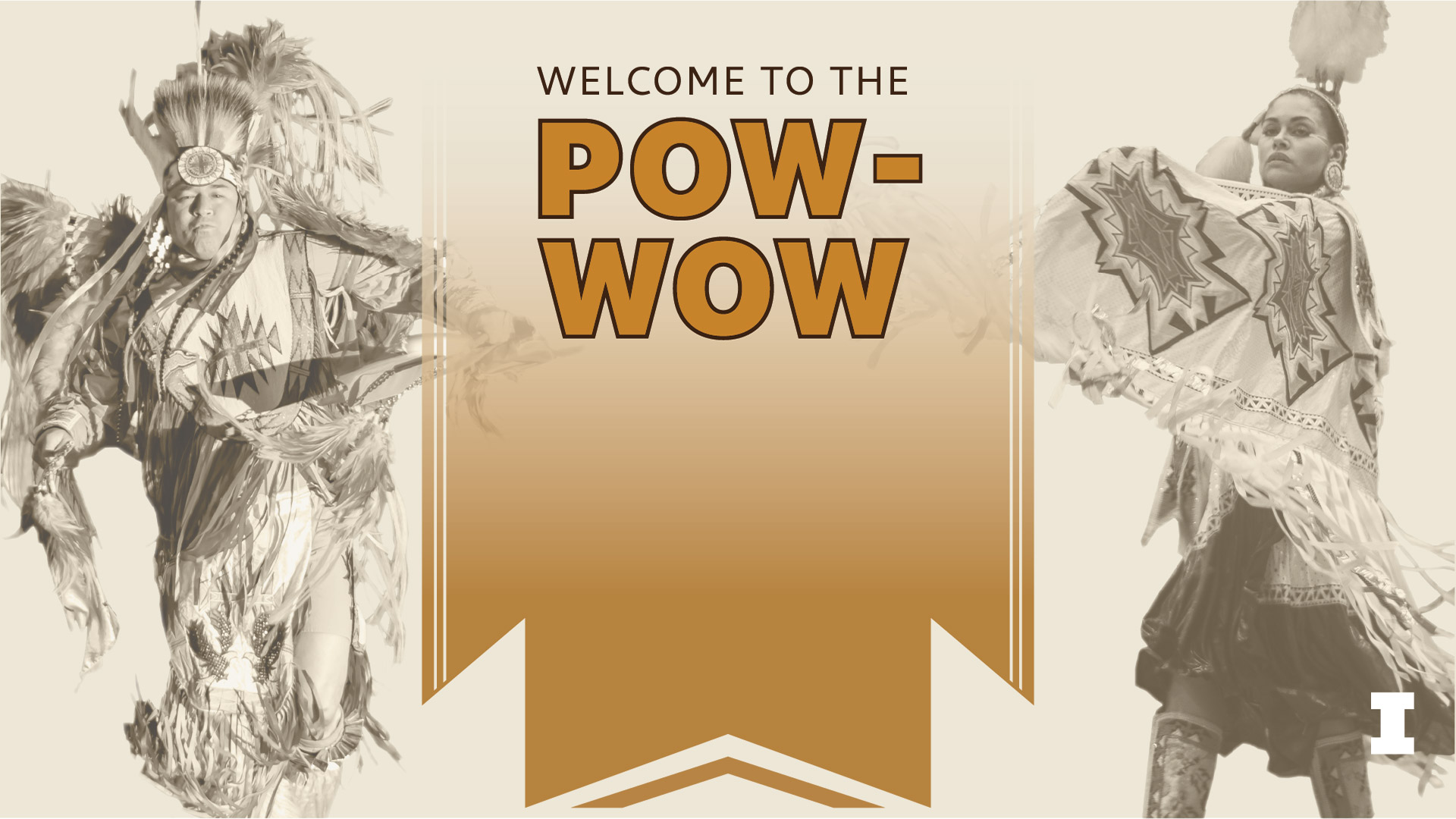 Pow-wow exhibit marketing flyer