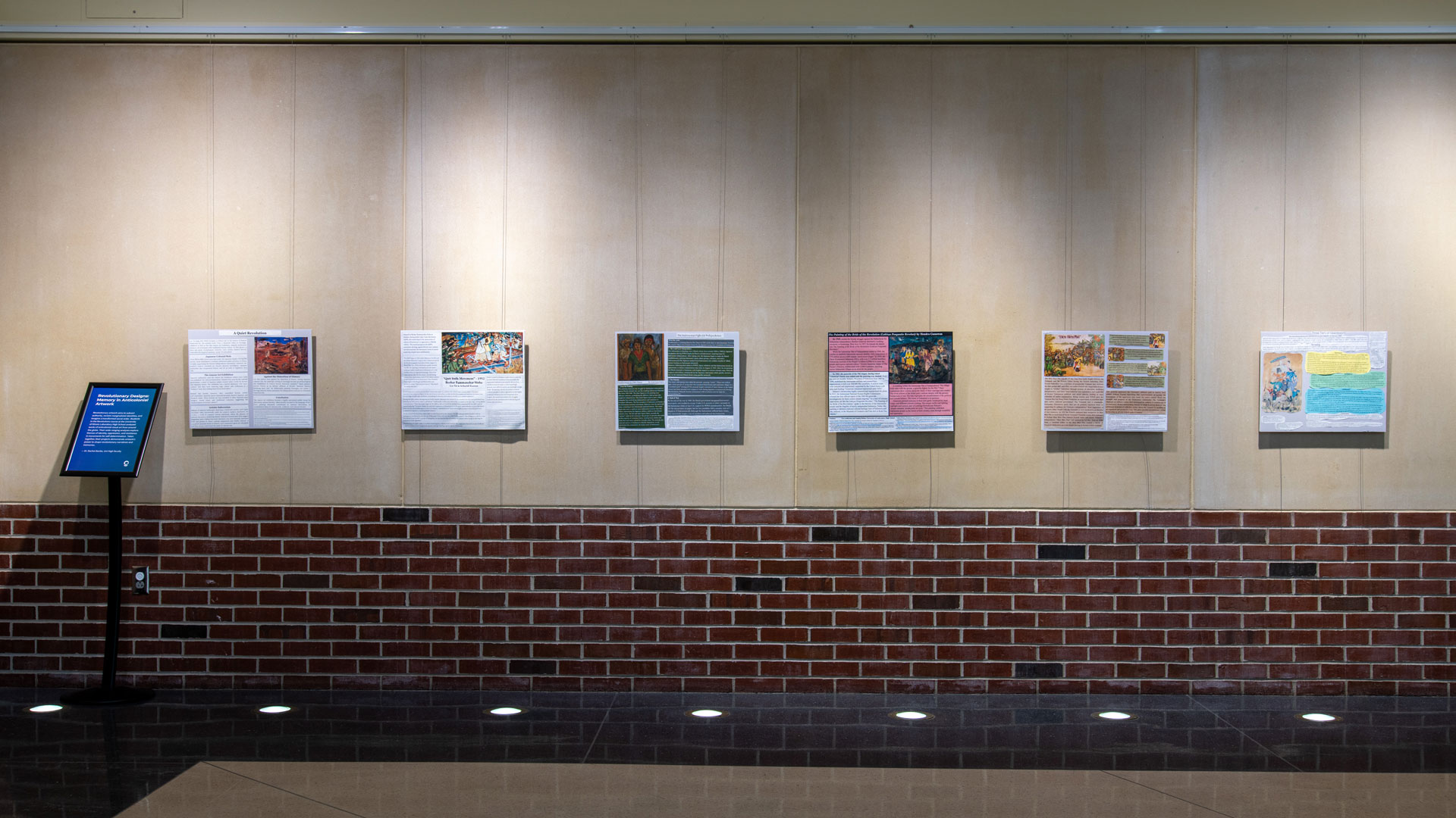 A picture of the whole exhibit.