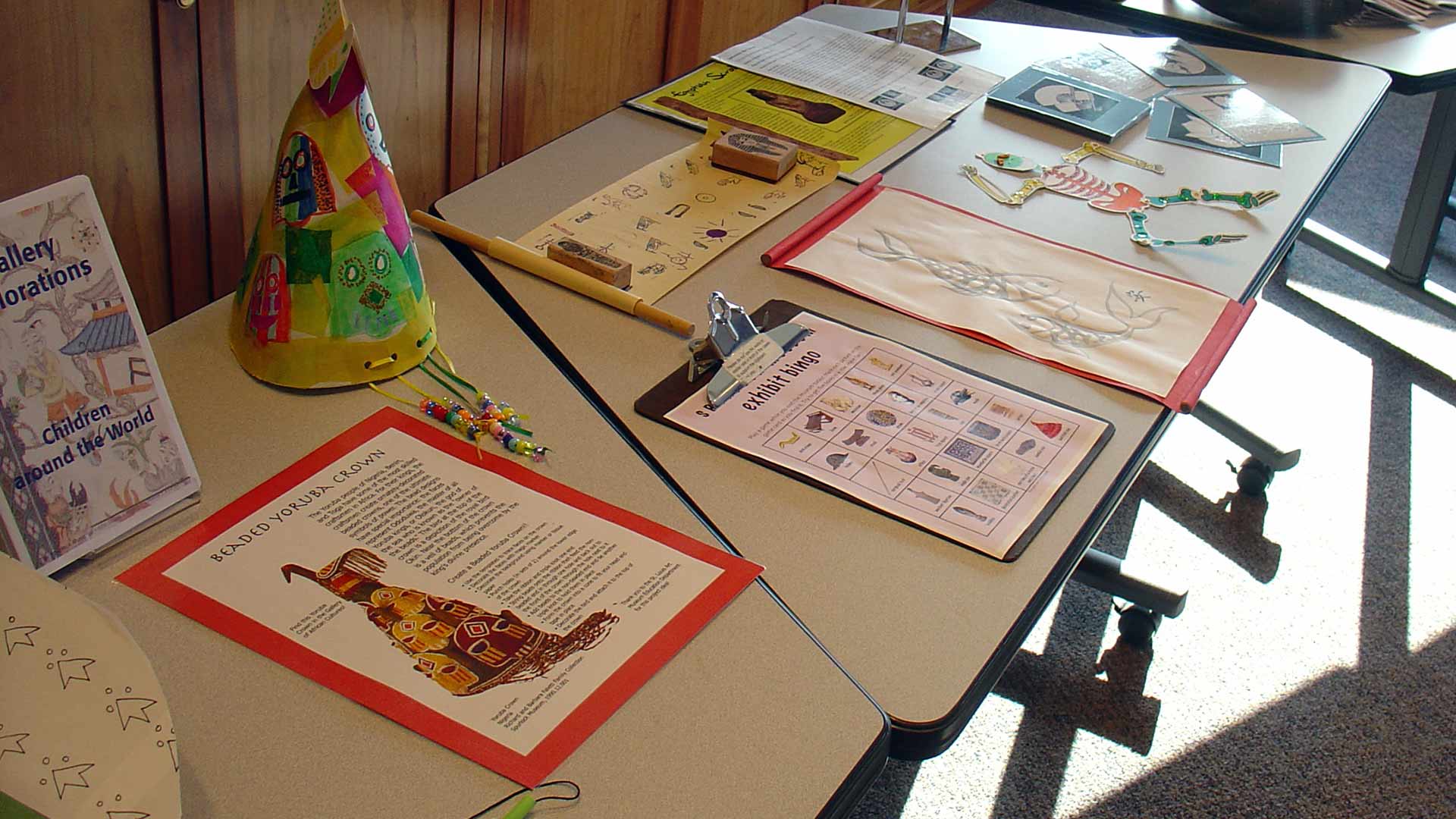 Children Participating in Gallery Activities